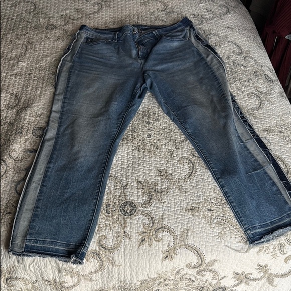 Inc Distressed Side Seam Jeans - Picture 1 of 6